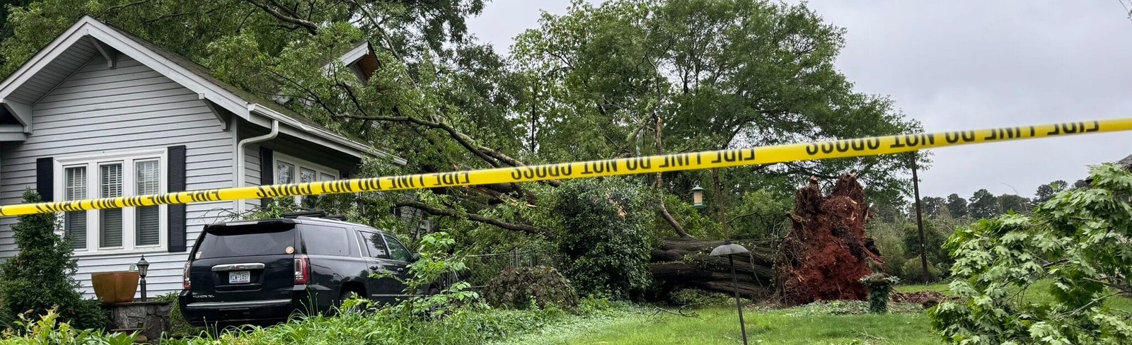 Storm damage restoration