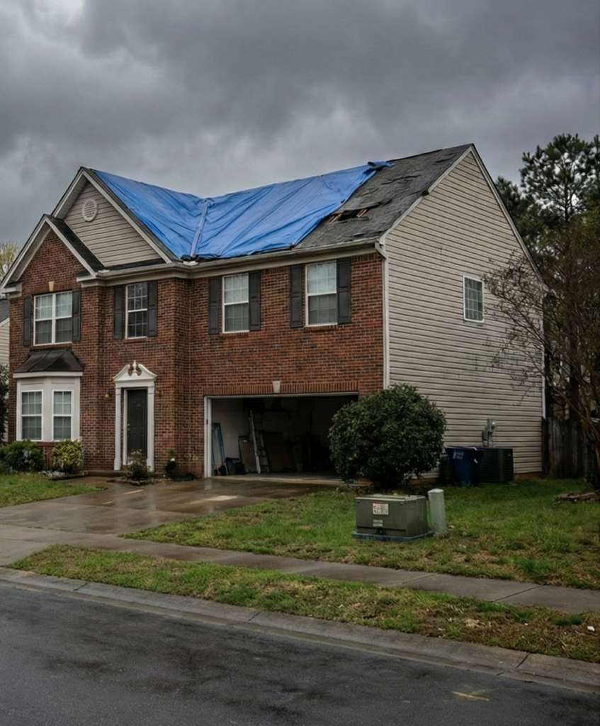 storm damage restoration Charlotte NC