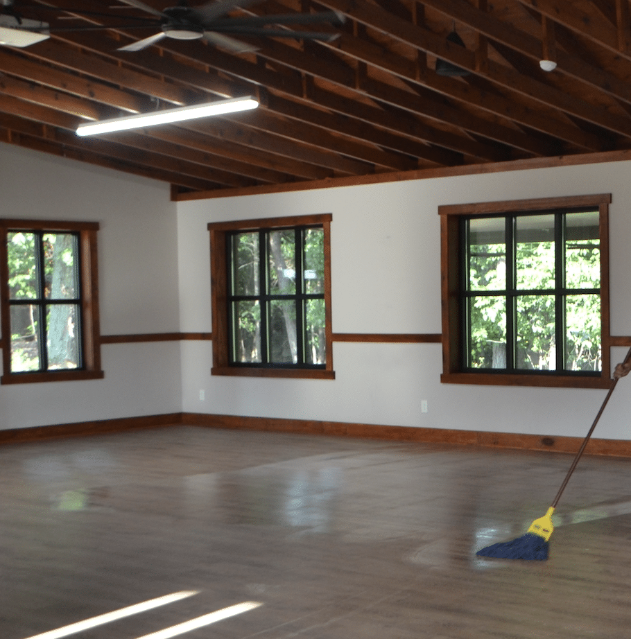 finishing work during renovation in Charlotte NC