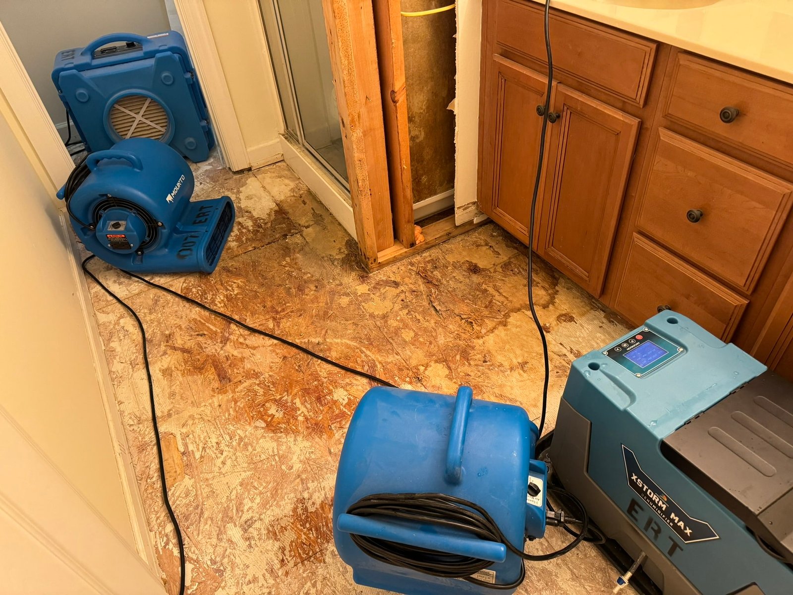 Water damage restoration in a Lancaster, SC home